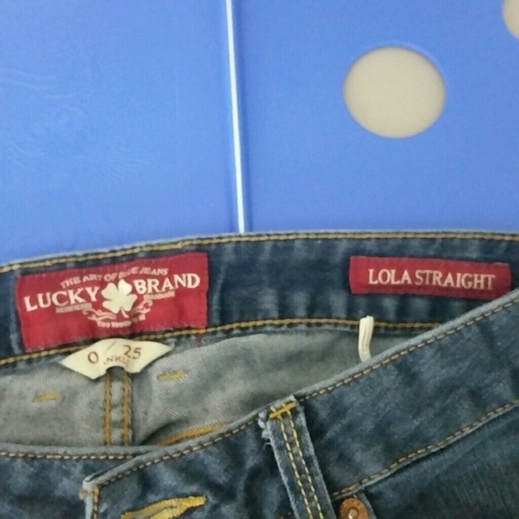 Lucky Lola Straight Jeans, sz 0/25 - Picture 7 of 7